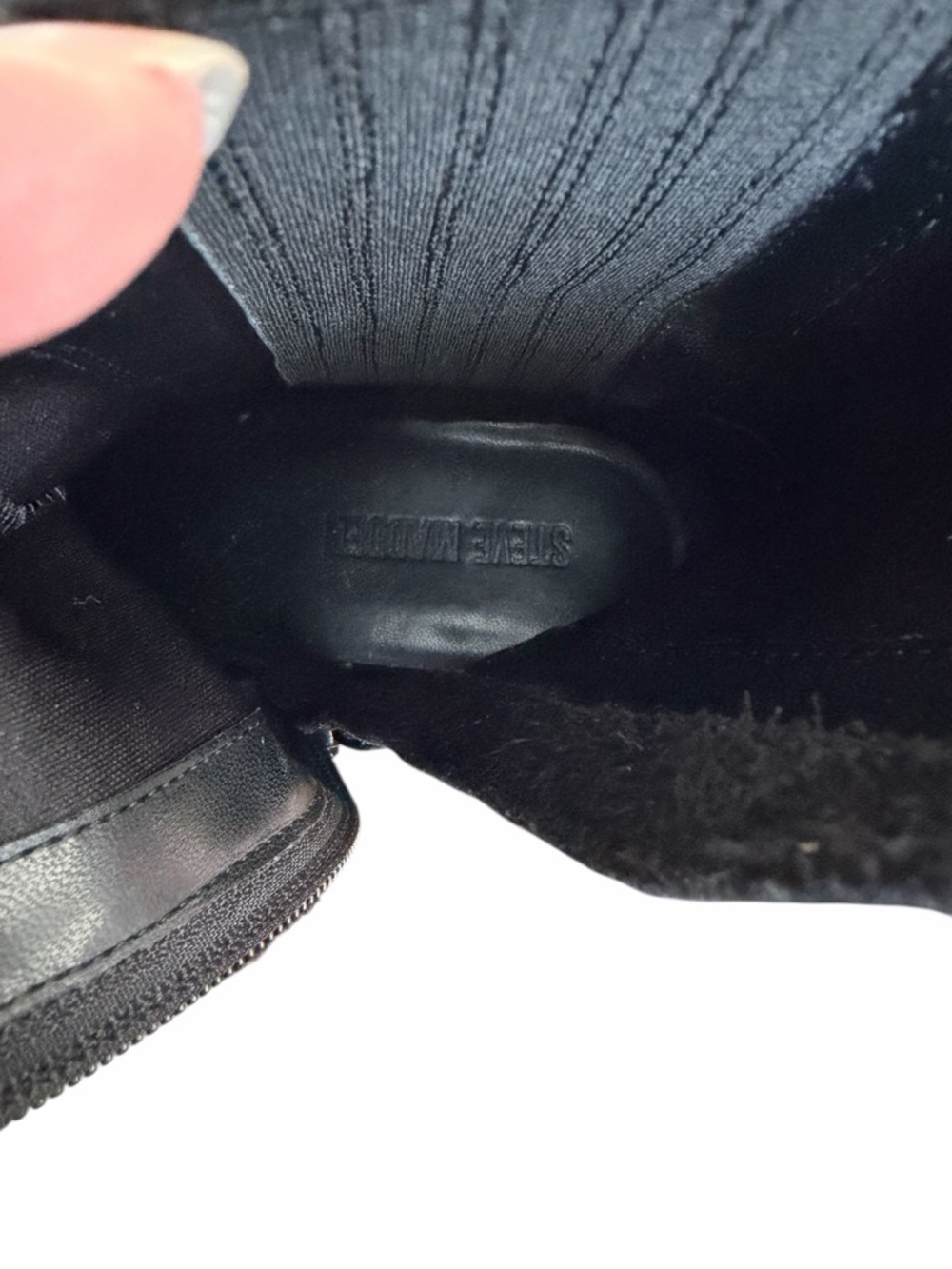 Black Leather Ankle Boots - Picture 7 of 7
